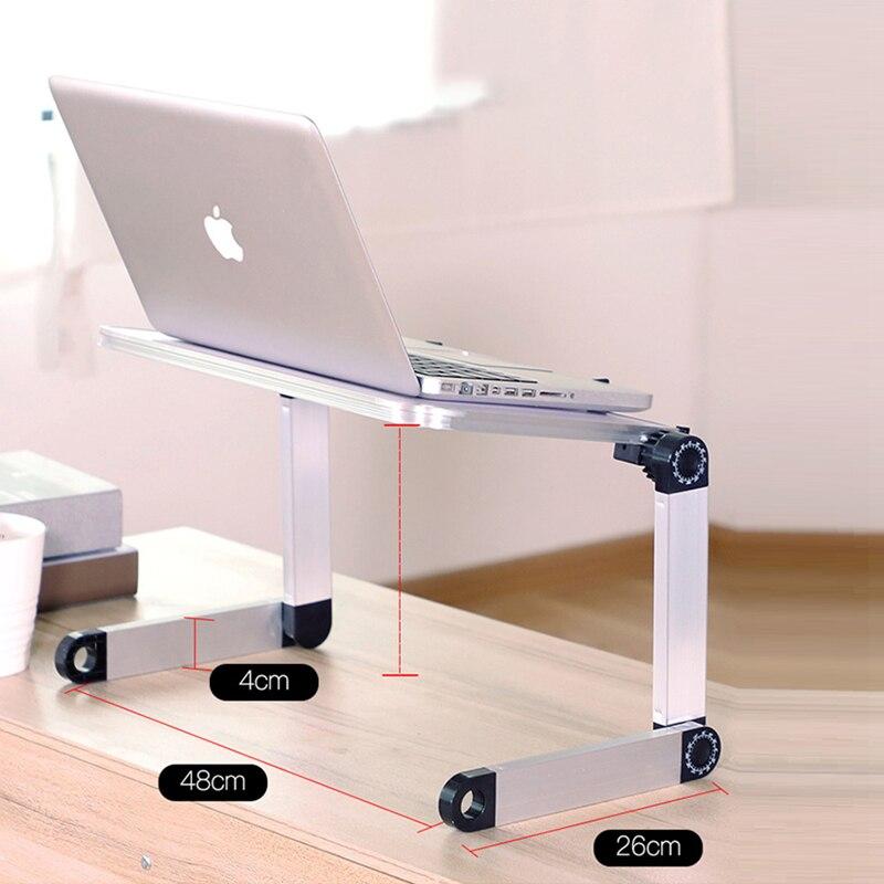 Portable Laptop Table Adjustable Notebook Stand Desk for Office Bed Folding Desk Adjust 360 Degree Laptop Computer Stand Holder