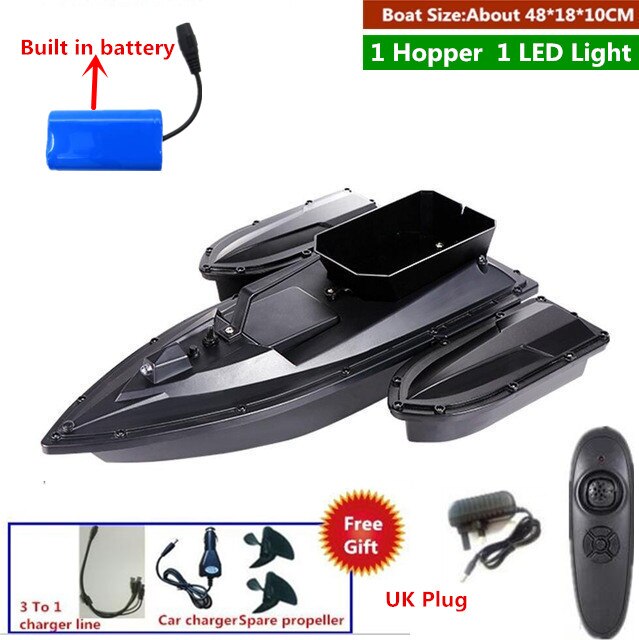 180Mins 500m RC Distacne Auto RC Remote Control Fishing Bait Boat Speedboat Fish Finder Ship Boat With EU charger US/UK Charger