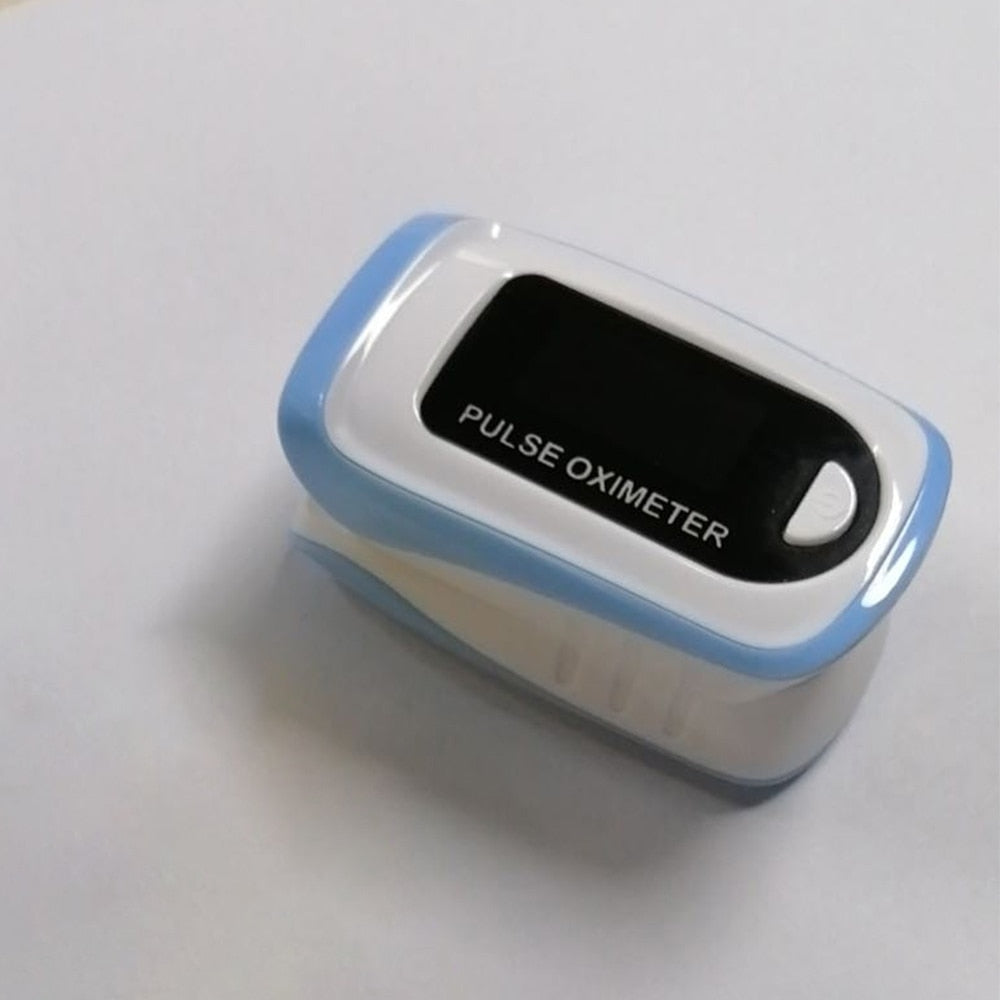 Portable Fingertip Pulse Oximeter OLED Display Blood Oxygen Saturation Detector Heart Rate Monitor Home Family Health Monitors