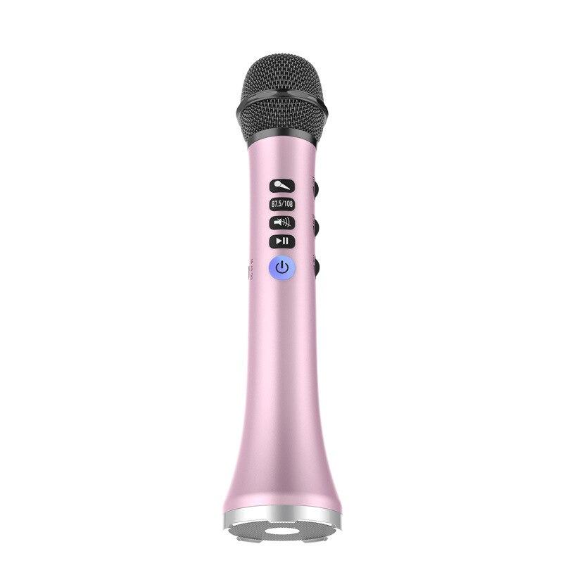 L-698 Professional 15W Portable USB Wireless Bluetooth Karaoke Microphone Speaker Home KTV for Music Playing and Singing Speaker