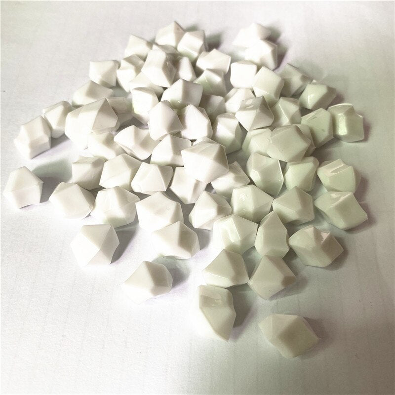 50PCS 14*11mm Acrylic Crystal Diamond Pawn Irregular Stone Chessman Game Pieces For Board Games Accessories 22 colors