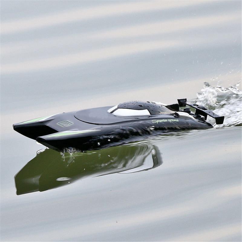 2.4G Remote Control Boat Speedboat Yacht Children Competition Boat Water Toy 30km Per Hour Waterproof Gauge Racing Ship RC Toy