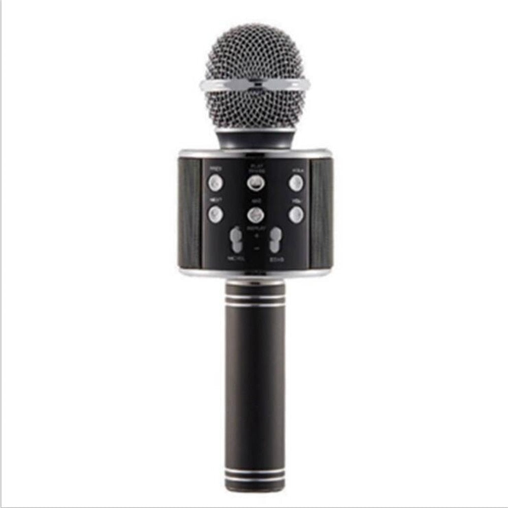 WS 858 wireless USB microphone professional condenser karaoke mic bluetooth stand radio mikrofon studio recording studio WS858