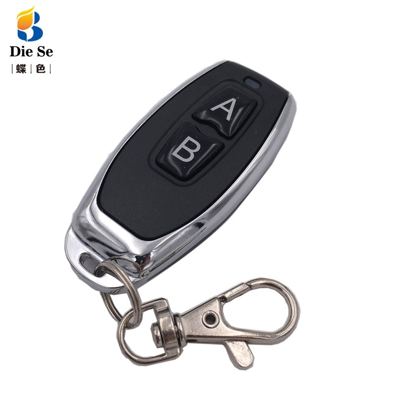 433MHz Universal Wireless Remote Control AC220V 2CH rf Relay Receiver and Transmitter for Universal Garage door and gate Control