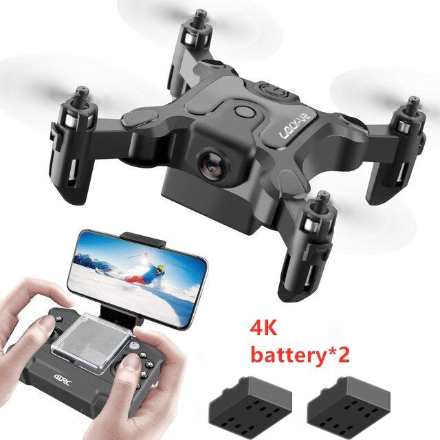 Mini RC Drone 4K HD Camera Professional Dron Remote Control Drone Helicopters Quadcopter Foldable Handy Drone Toys for Kids