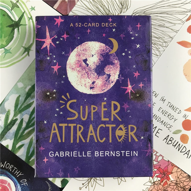 Super Attractor Tarot Card Deck Full English Guidebook Read Fate Family Party Board Game Oracle Playing Cards