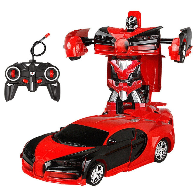 26 Styles RC Car Transformation Robots Sports Vehicle Model Robots Toys Remote Cool RC Deformation Cars Kids Toys Gifts For Boys