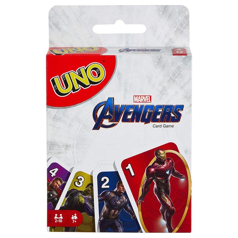 Mattel Games UNO: Disney Frozen II Marvel Avengers Jurassic World WWE Wrestling - Fun Family Friends Party Card Game