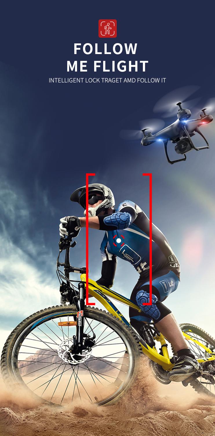 New GPS Drone With Wifi FPV 4k Wide Angle HD Camera MV RC Quadcopter Altitude Professional Quadcopter Rc Dron Helicopter Toys