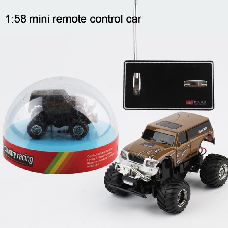 RC Cars MINI Remote Control Toys Car Can Be Charged 1:58 Off-road Vehicle High Speed Car LED Light Vehicles Children Xmas Gift