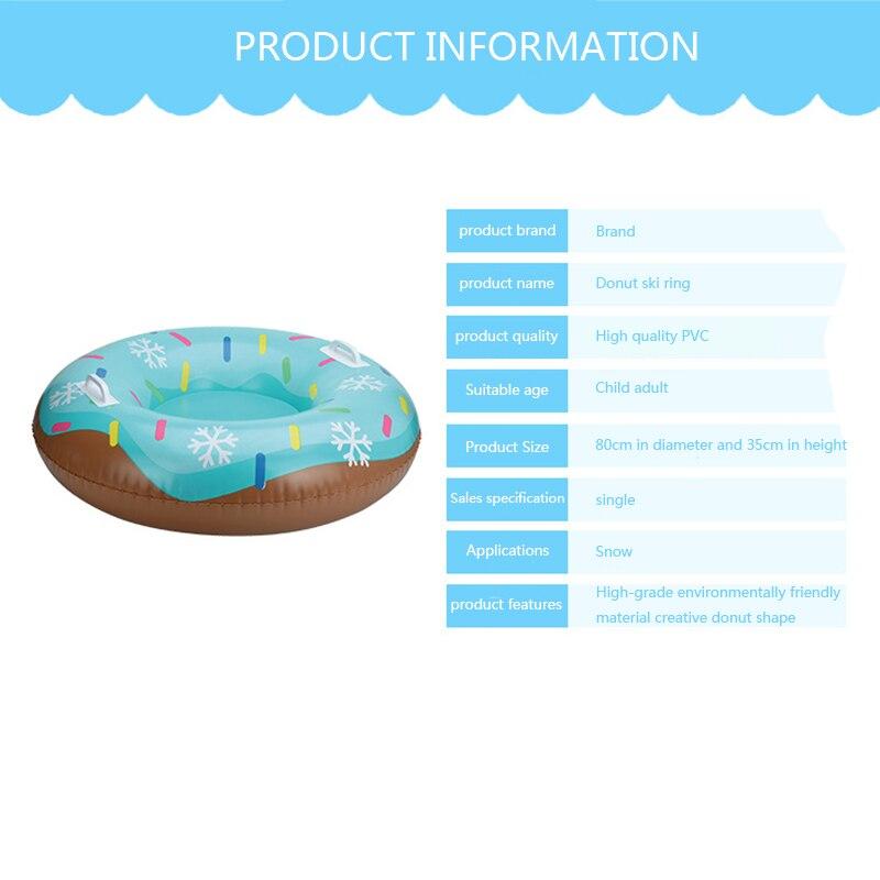 Durable Skiing Sleds Pad Board Kids Children Adult Skiing Boards Sled Inflatable Snow Tubes Tire Snowboard Outdoor Sports Sled