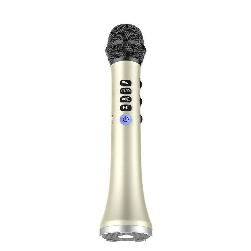 L-698 Professional 15W Portable USB Wireless Bluetooth Karaoke Microphone Speaker Home KTV for Music Playing and Singing Speaker