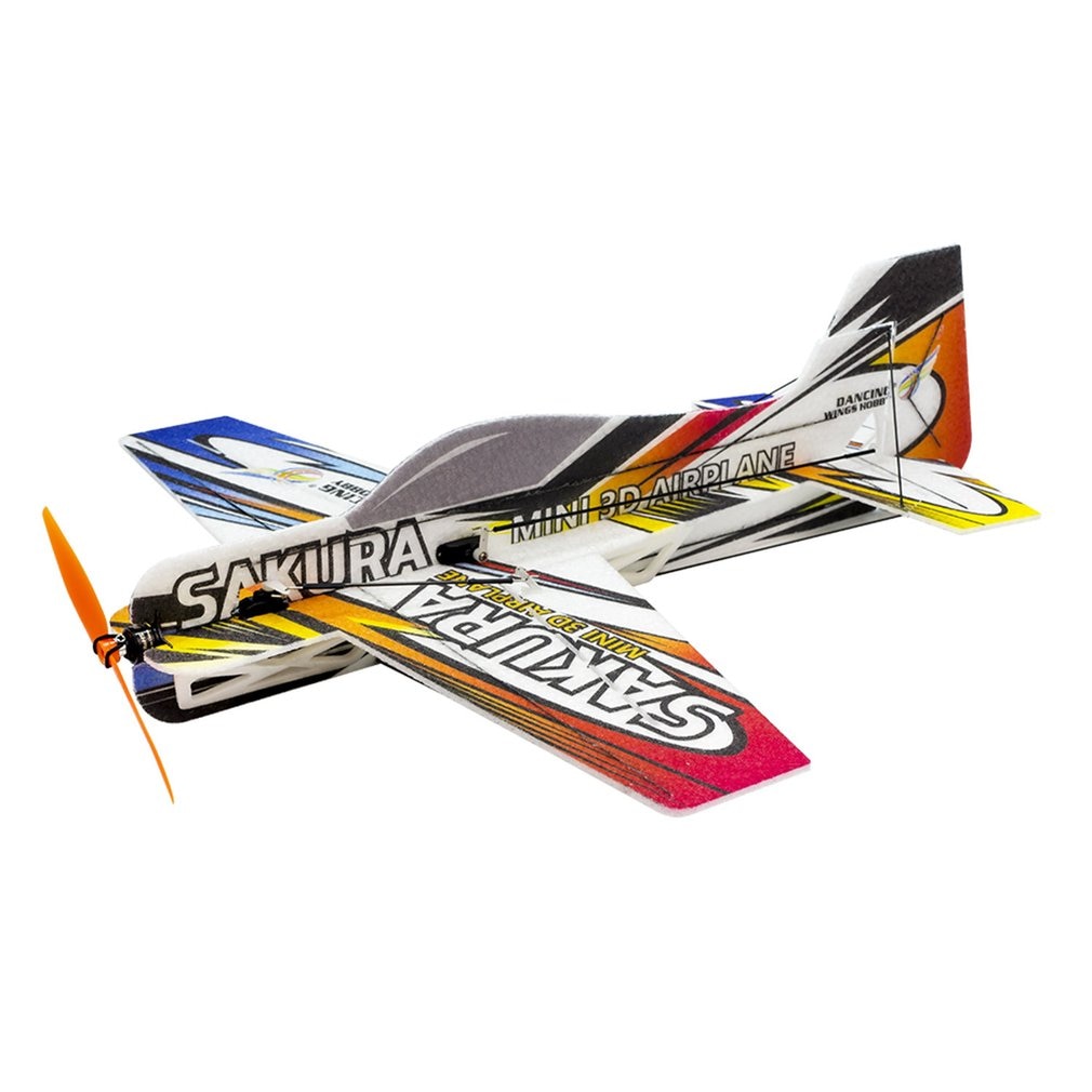 RC EPP Micro Indoor 3D F3P Airplane Sakura Radio Controlled Electric Plane 420mm Wingspan Unassembled Need to Build Aeroplane