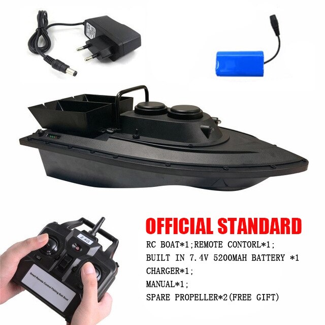 2020 new smart dual warehouse remote control 1.5kg load fishing boat bait boat motor boat underwater fish finder waterproof
