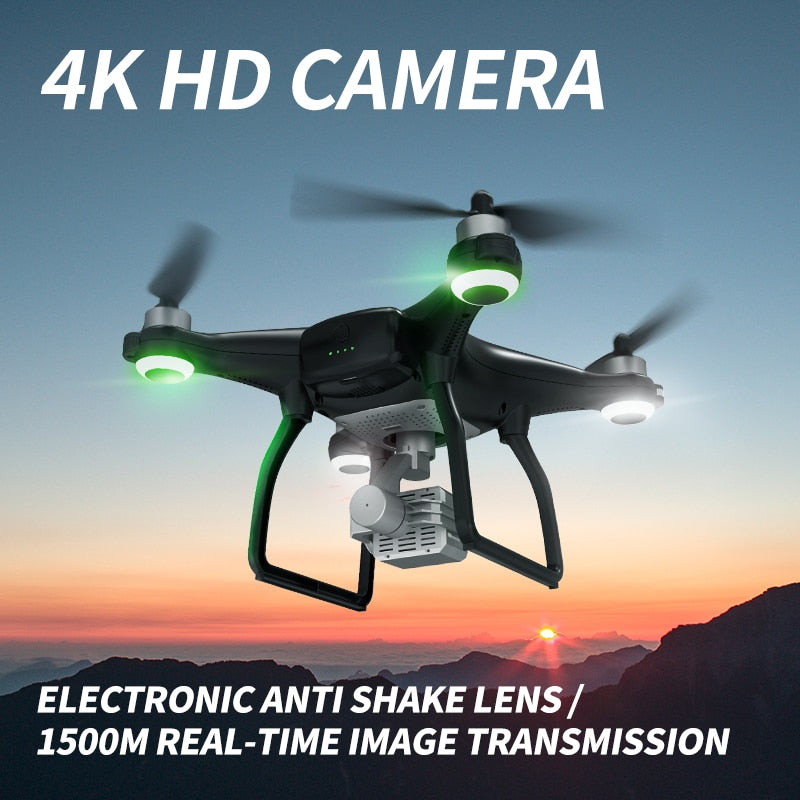 Wecute 2020 X35 Drone RC Quadcopter 4K Profissional GPS Drone With HD Camera Gimbal FPV 5G WIFI 1KM Flight distance VS SG906 pro
