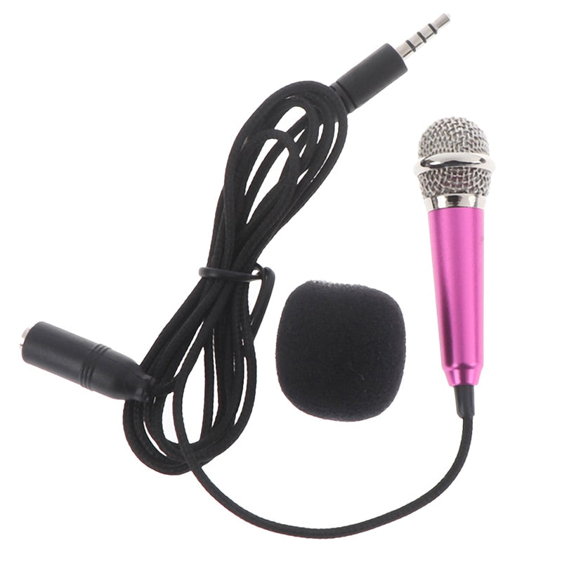 Handheld Mic Portable Mini 3.5mm Stereo Mic Audio Microphone For The Mobile Phone Accessories