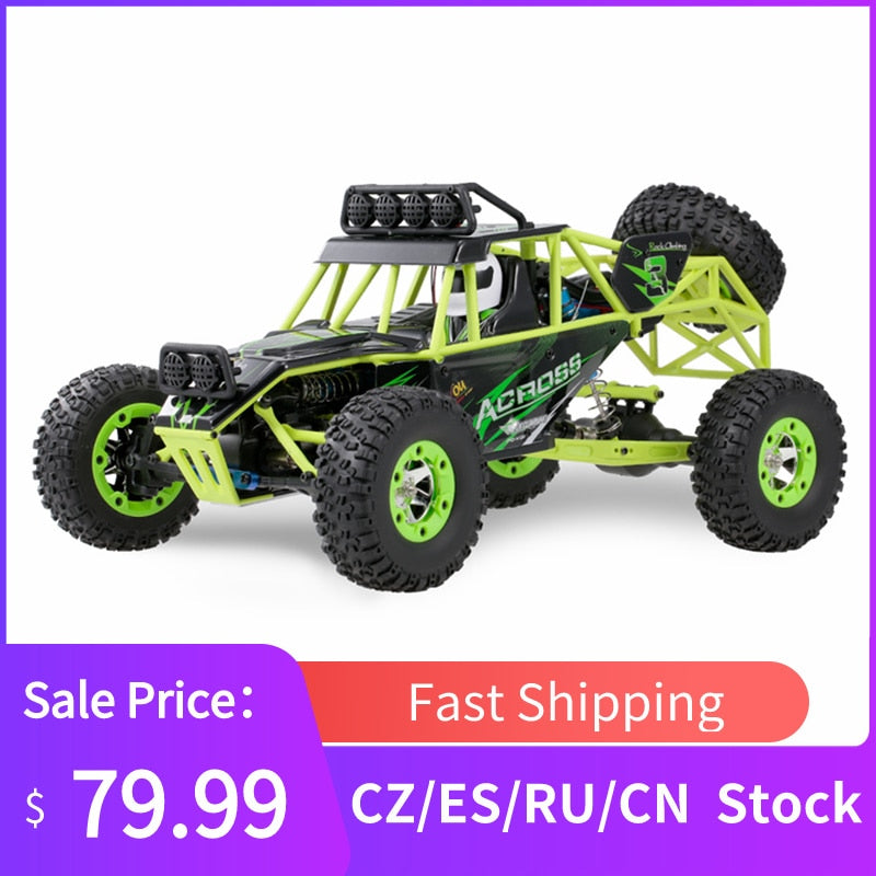 WLtoys 12428 RC Car 4WD 1/12 2.4G 50KM/H High Speed Monster Vehicle Remote Control Car RC Buggy Off-Road Car