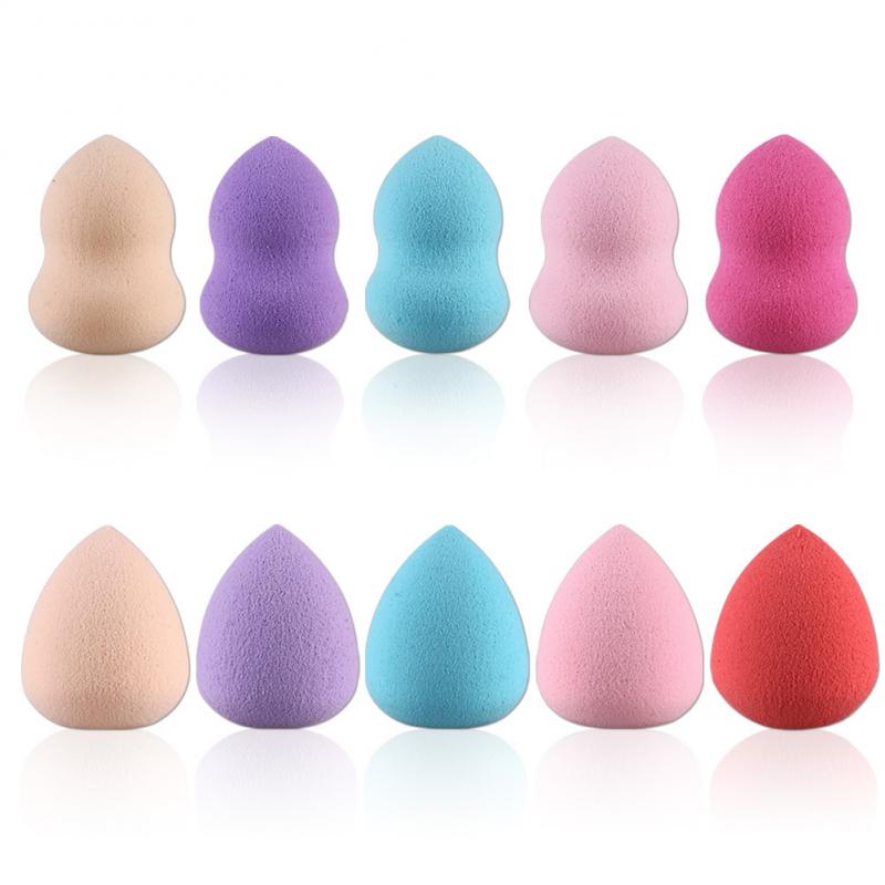 4PCS Sponge Puff Face Foundation Soft Drop Gourd Waterdrop Powder Puff Egg Puff Sponge Drying Holder Makeup Cosmetic Puff Tools