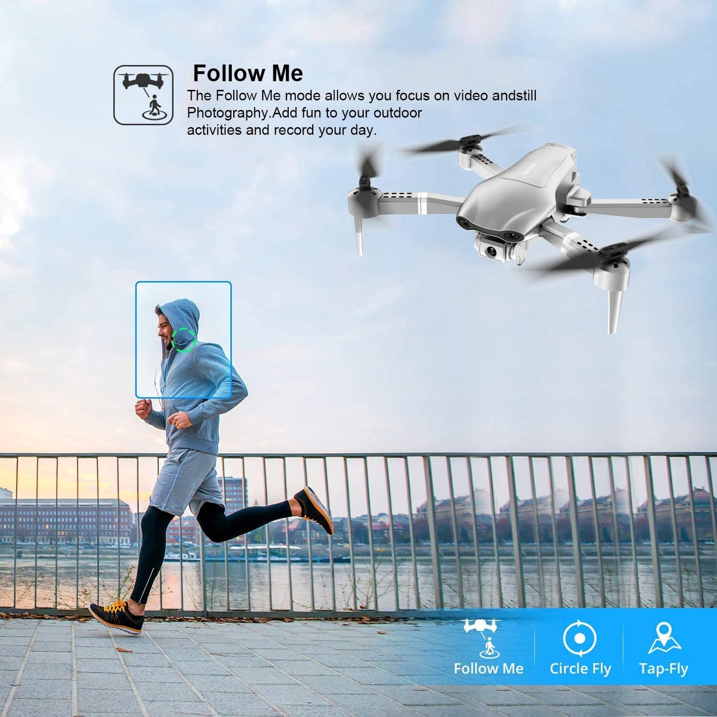2020 NEW F3 drone GPS 4K 5G WiFi live video FPV quadrotor flight 25 minutes rc distance 500m drone HD wide-angle dual camera