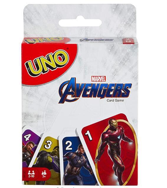 Mattel Games UNO: Disney Frozen II Marvel Avengers Jurassic World WWE Wrestling - Fun Family Friends Party Card Game
