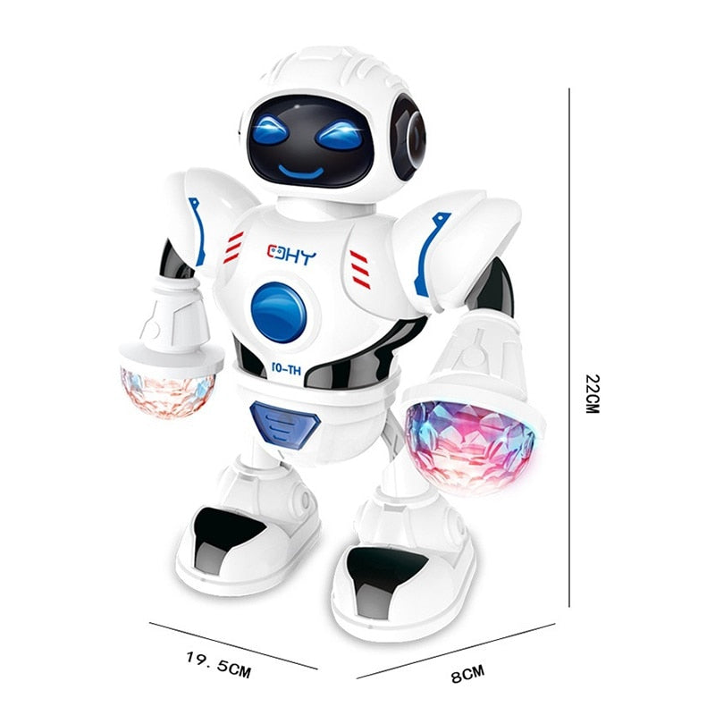 NEW Electric Dancing Robot Toy With LED lighting Music swing Robot Children's educational toys Robot Toys for children Gifts