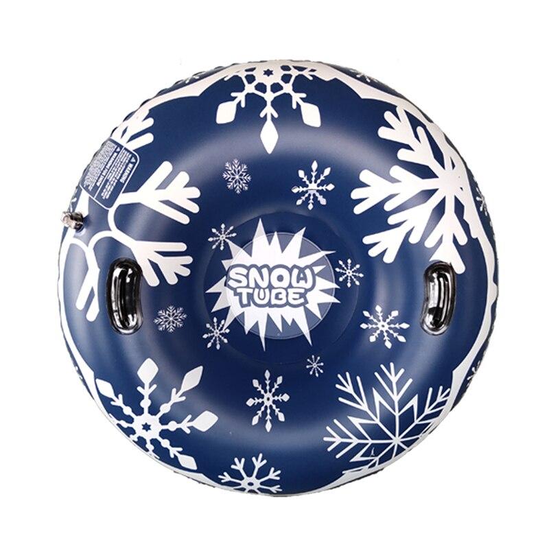 Cold-resistant And Wear-resistant PVC Inflatable Ski Circle With Handle Durable Children&Adult Outdoor Skiing Snow Tube