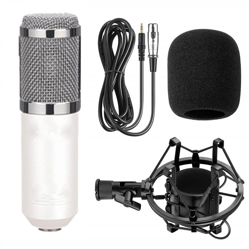 BM 800 karaoke microphone BM800 studio condenser mikrofon mic bm-800 For KTV Radio Braodcasting Singing Recording computer