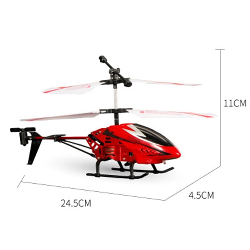 RC Helicopter 2.5 CH 2 Channel Mini RC Drone With Gyro Crash Resistant RC Toys For Boy Kids RC Hlicopter