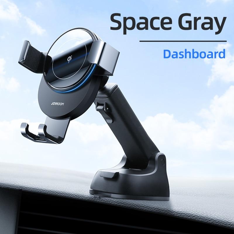 Joyroom 15W Qi Car Phone Holder wireless charger Wireless Charger Car Mount Intelligent Infrared for Air Vent Mount For iPhone