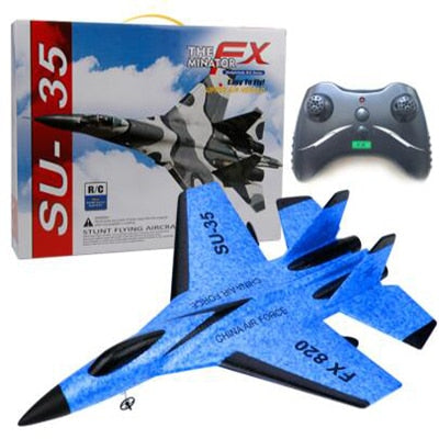 2.4G Glider Plane Hand Throwing foam drone SU35 RC airplane model Fixed wing toy aviones a control remoto juguete toys for boys