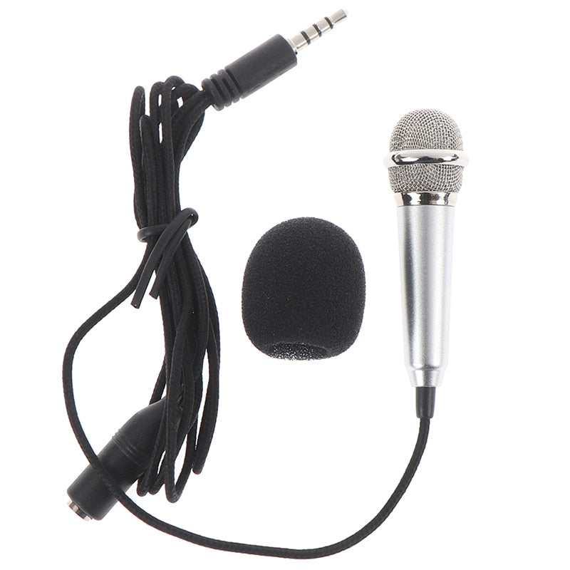 Handheld Mic Portable Mini 3.5mm Stereo Mic Audio Microphone For The Mobile Phone Accessories