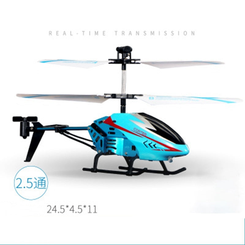 RC Helicopter 2.5 CH 2 Channel Mini RC Drone With Gyro Crash Resistant RC Toys For Boy Kids RC Hlicopter