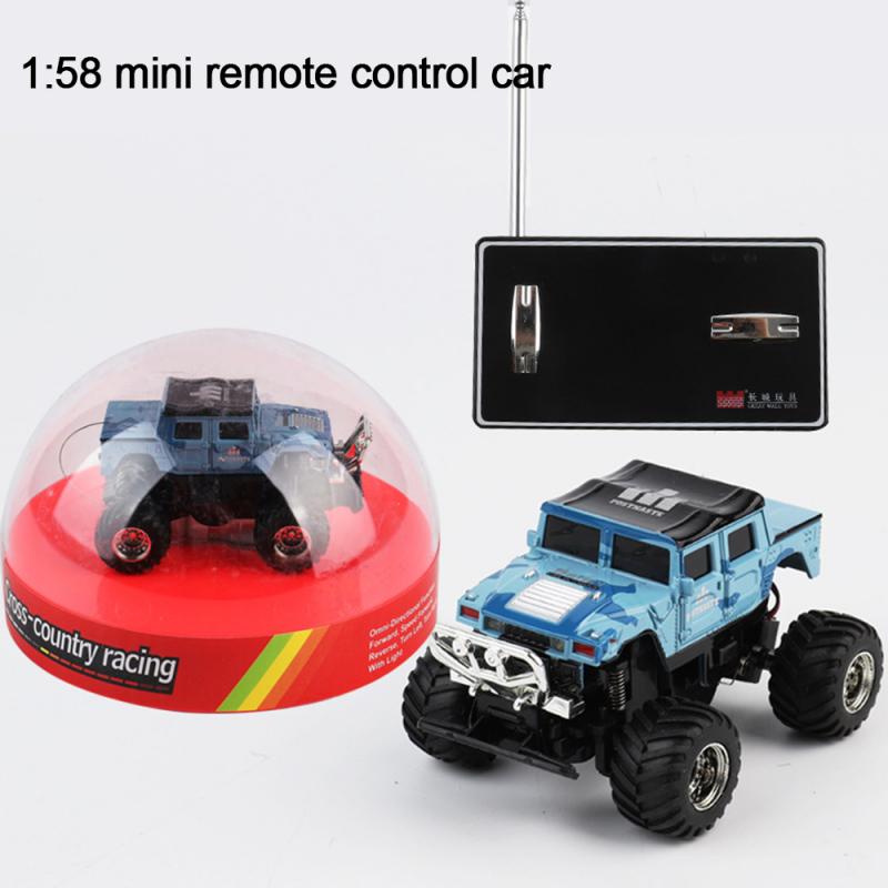 RC Cars MINI Remote Control Toys Car Can Be Charged 1:58 Off-road Vehicle High Speed Car LED Light Vehicles Children Xmas Gift