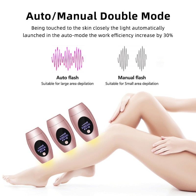 Ipl Hair Removal 600000 Flash Professional Ipl Hair Removal Home Use Epilator LCD Pulsed Light Mini Portable Laser Hair Removal