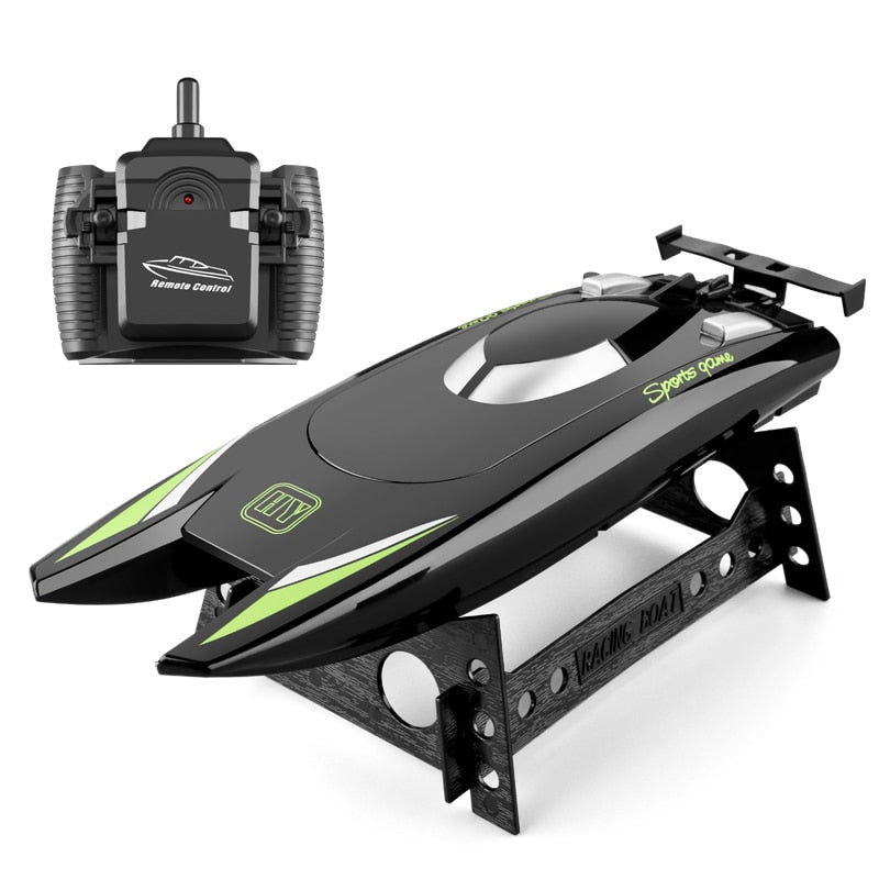 2.4G Radio Remote Control Boat High Speed Rowing 7.4V Capacity Battery Dual Motor Rc Boat 30km Per Hour Toys For Kids Gift
