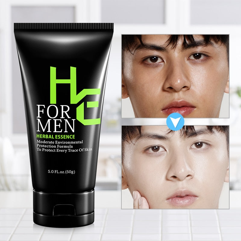 50g Men's Ice Control Exfoliating Peeling Cleanser Oil Deep Cleansing Facial