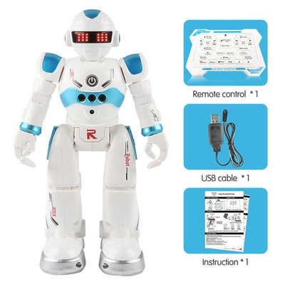 Remote Control Robot Multi-function USB Charging Children's Toy RC Robot Will Sing Dance Action Figure Gesture Sensor Robot