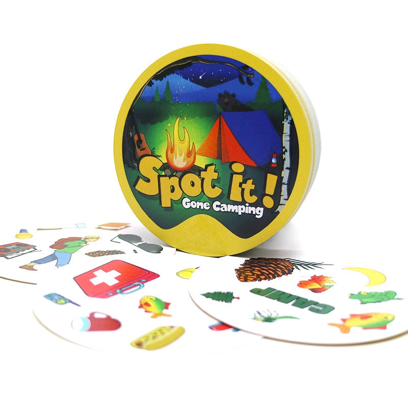 spot card games 70mm family party game for kids education enjoy it Dobble board game spot series red camp shalom holiday road