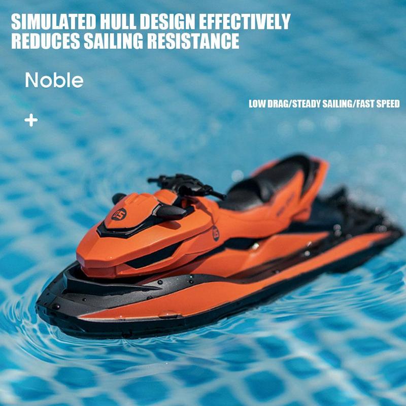 SMRC M5 2.4G Mini Remote Control RC Boat Motorboat Children's Toys Model for Water Skiing in Summer Educational Toys