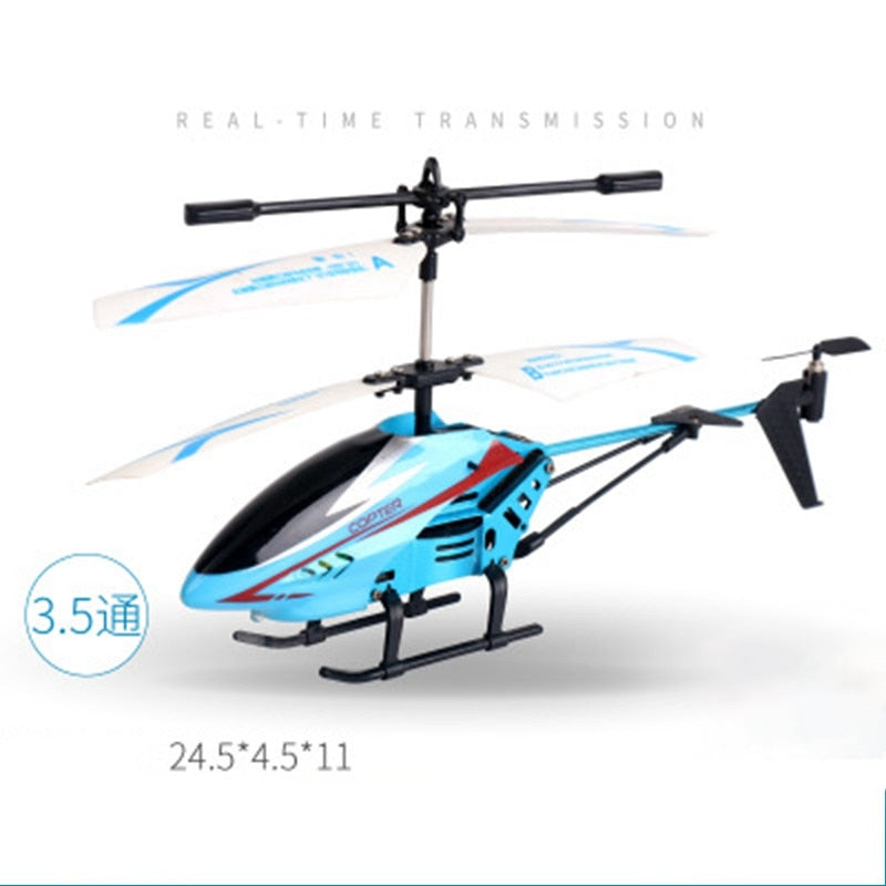 RC Helicopter 2.5 CH 2 Channel Mini RC Drone With Gyro Crash Resistant RC Toys For Boy Kids RC Hlicopter