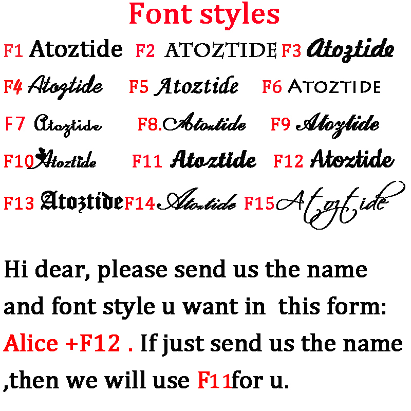 Atoztide Customized Fashion Stainless Steel Name Necklace Personalized Letter Gold Choker Necklace Pendant Nameplate Gift