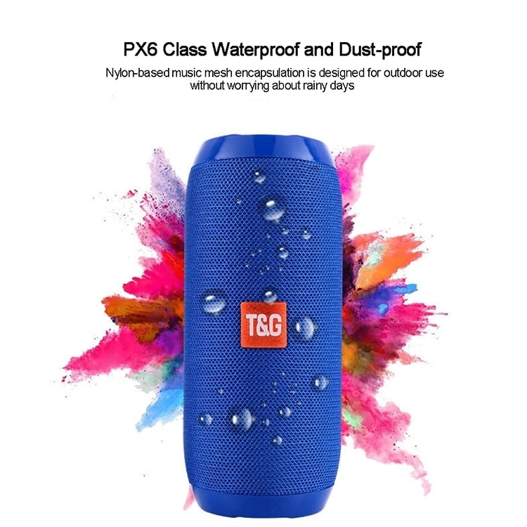 Portable Wireless Bluetooth Speakers TG117 Soundbar stereo subwoofer Outdoor Sports IPX5 Waterproof Support TF Card FM Radio AUX