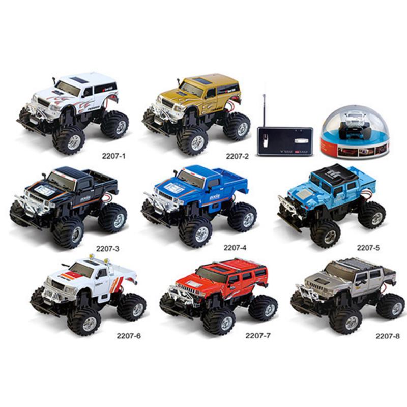 RC Cars MINI Remote Control Toys Car Can Be Charged 1:58 Off-road Vehicle High Speed Car LED Light Vehicles Children Xmas Gift