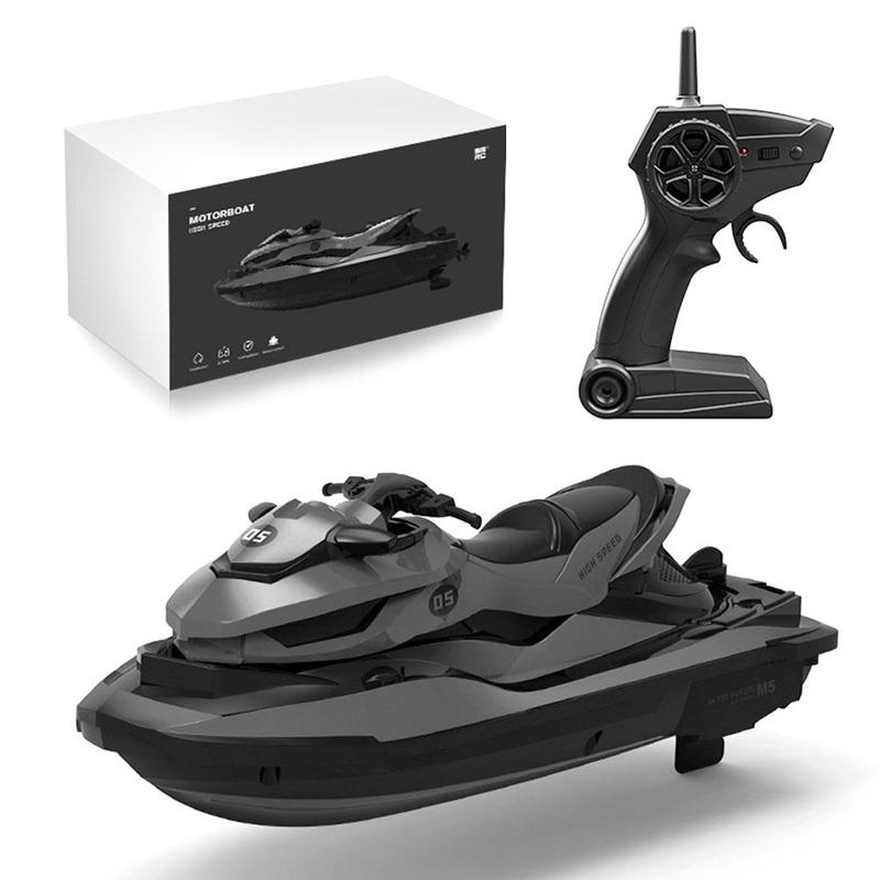 SMRC M5 2.4G Mini Remote Control RC Boat Motorboat Children's Toys Model for Water Skiing in Summer Educational Toys