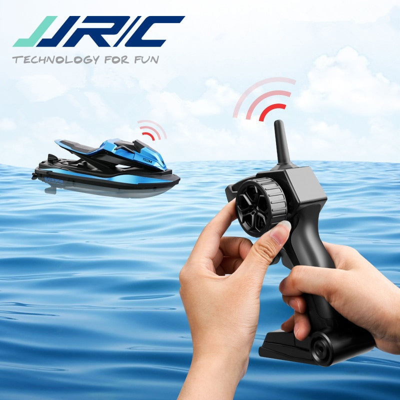 JJRC S9 1/14 2.4G Motorcycle Double Motor Two Speed Vehicle RC Boat Remote Control Boat Models Outdoor Toys for Boy Kid Gift