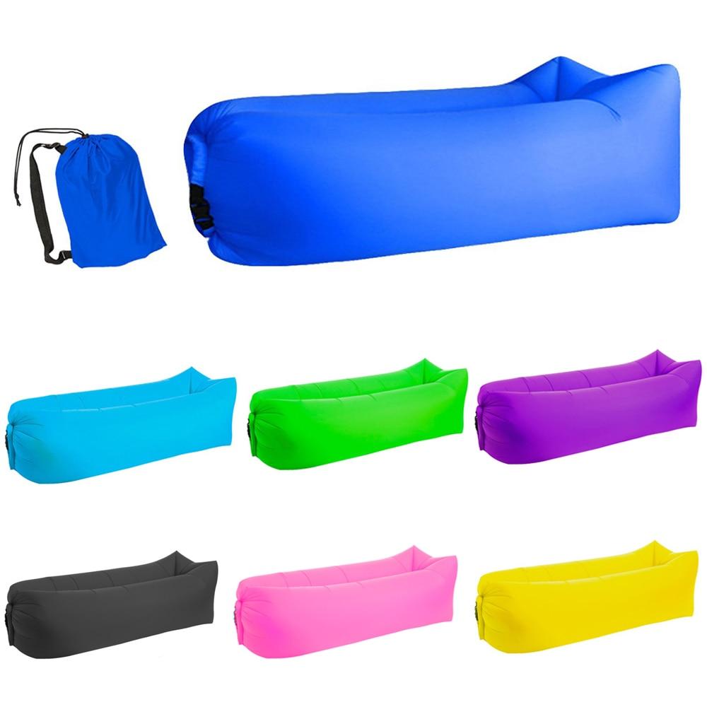 Camping inflatable Sofa lazy bag 3 Season ultralight down sleeping bag air bed Inflatable sofa lounger trending products