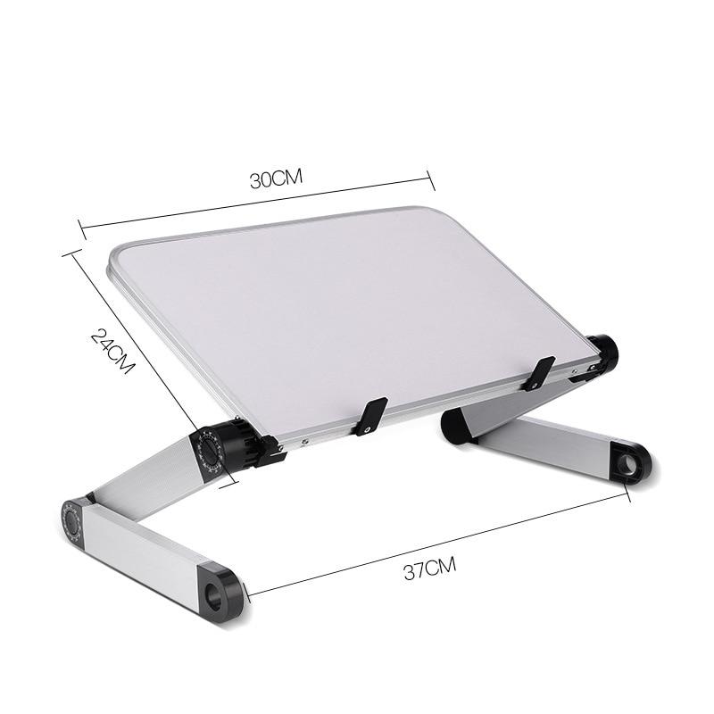 Portable Laptop Table Adjustable Notebook Stand Desk for Office Bed Folding Desk Adjust 360 Degree Laptop Computer Stand Holder