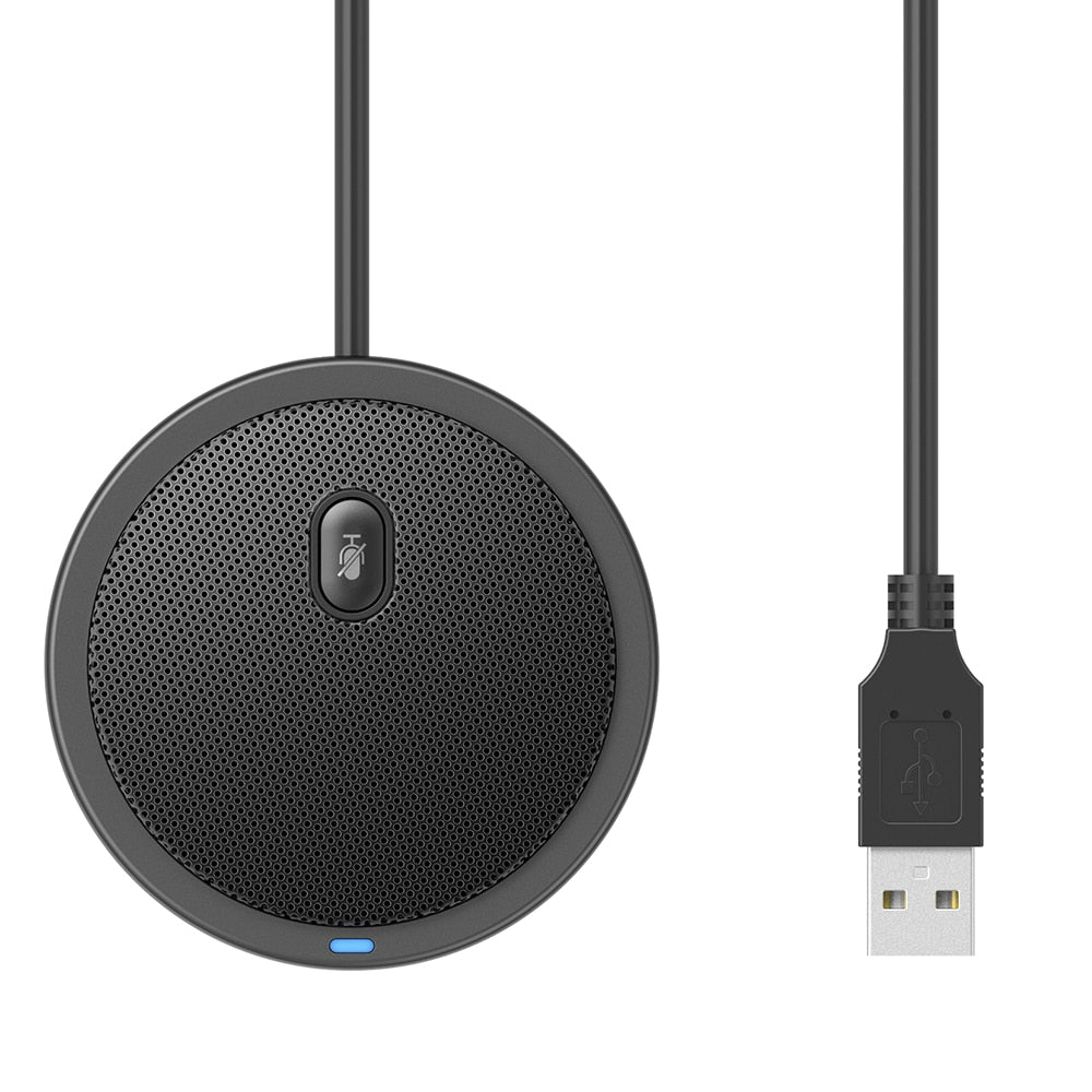 USB Omni-directional Condenser Microphone Mic for Meeting Business Conference Computer Laptop Voice direct pickup microphone