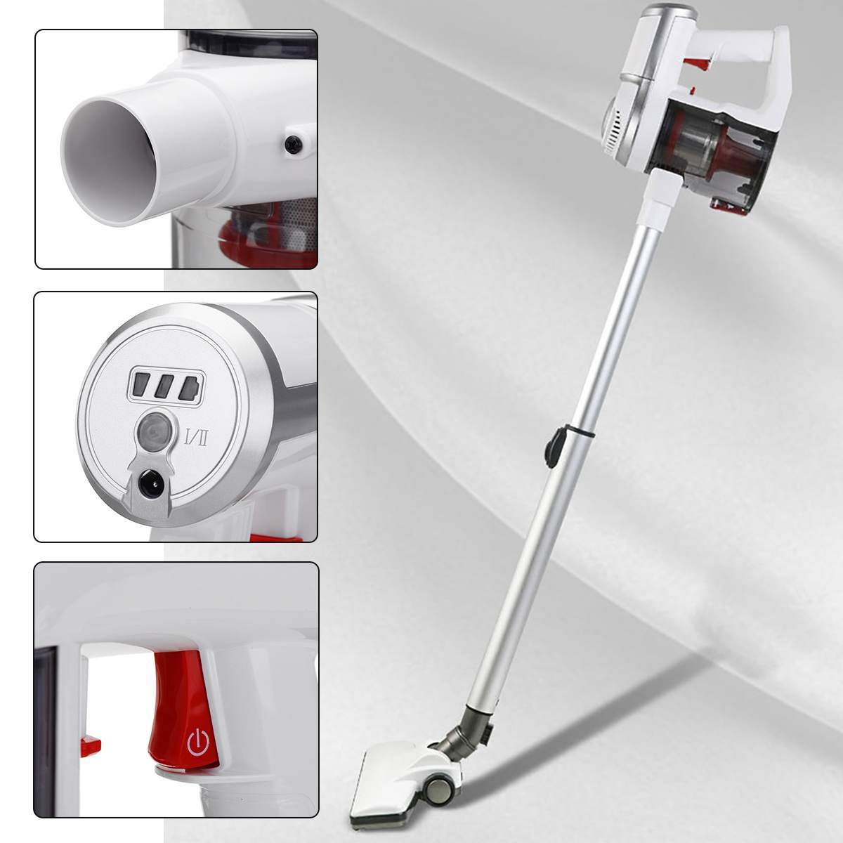 Household Vacuum Cleaner High Power Strong Suction Low noise Car Vacuum Cleaner Vertical Clean Wireless Handheld Sweeper Mopping