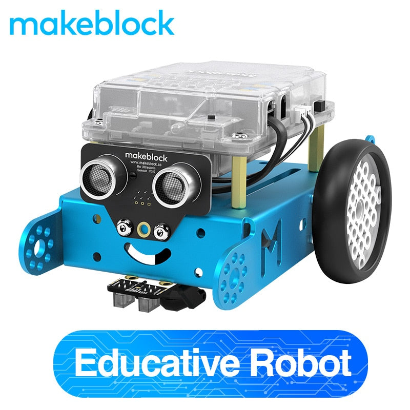Makeblock mBot DIY Robot Kit, Arduino,Entry-level Programming for Kids, STEM Education. (Blue, Bluetooth Version)